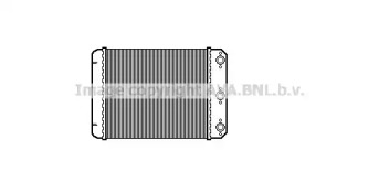 Теплообменник, отопление салона AVA QUALITY COOLING MS6107