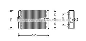 Теплообменник AVA QUALITY COOLING MS6186