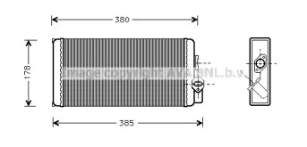 Теплообменник AVA QUALITY COOLING MS6188