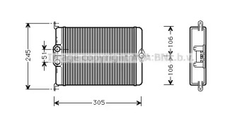 Теплообменник AVA QUALITY COOLING MS6239