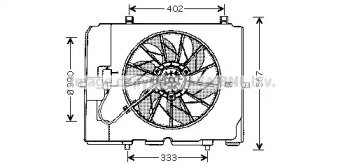 Вентилятор AVA QUALITY COOLING MS7502