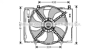 Вентилятор AVA QUALITY COOLING MS7504