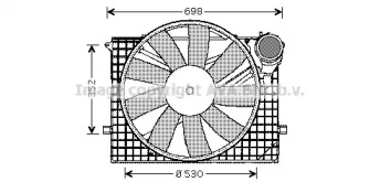 Вентилятор AVA QUALITY COOLING MS7505