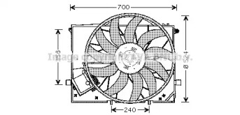 Вентилятор AVA QUALITY COOLING MS7506