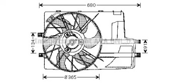 Вентилятор AVA QUALITY COOLING MS7511