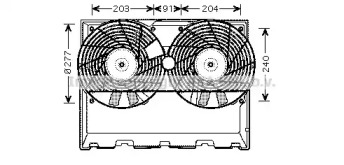 Вентилятор AVA QUALITY COOLING MS7515