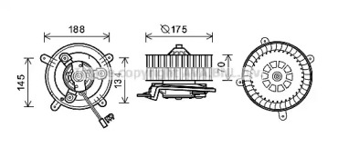 Электродвигатель AVA QUALITY COOLING MS8621