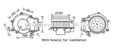 Электродвигатель AVA QUALITY COOLING MS8643