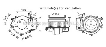 Электродвигатель AVA QUALITY COOLING MS8657