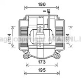 Электродвигатель AVA QUALITY COOLING MS8669