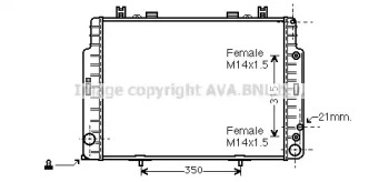 Теплообменник AVA QUALITY COOLING MSA2131