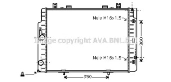 Теплообменник AVA QUALITY COOLING MSA2132