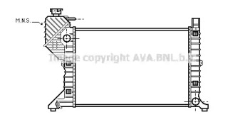 Теплообменник AVA QUALITY COOLING MSA2181