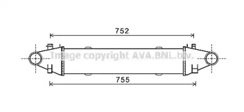 Интеркулер AVA QUALITY COOLING MSA4525