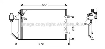 Конденсатор AVA QUALITY COOLING MSA5257D