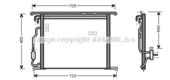 Конденсатор AVA QUALITY COOLING MSA5280