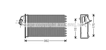 Теплообменник AVA QUALITY COOLING MSA6355