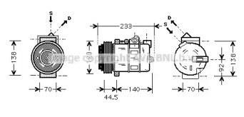 Компрессор AVA QUALITY COOLING MSAK277