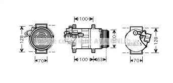 Компрессор AVA QUALITY COOLING MSAK404