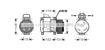 Компрессор AVA QUALITY COOLING MSAK583