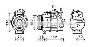 Компрессор AVA QUALITY COOLING MSAK613