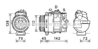 Компрессор AVA QUALITY COOLING MSAK614