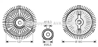 Сцепление AVA QUALITY COOLING MSC409