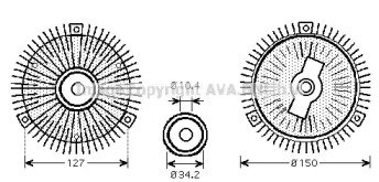 Сцепление AVA QUALITY COOLING MSC415