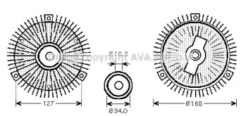 Сцепление AVA QUALITY COOLING MSC419