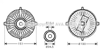 Сцепление AVA QUALITY COOLING MSC420