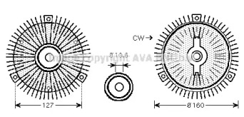 Сцепление AVA QUALITY COOLING MSC488