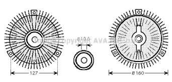 Сцепление AVA QUALITY COOLING MSC489