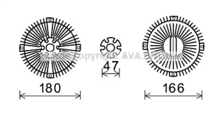 Сцепление AVA QUALITY COOLING MSC527