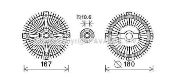 Сцепление AVA QUALITY COOLING MSC548