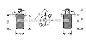 Осушитель AVA QUALITY COOLING MSD267