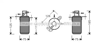 Осушитель AVA QUALITY COOLING MSD373