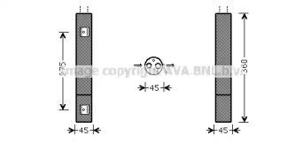 Осушитель AVA QUALITY COOLING MSD665