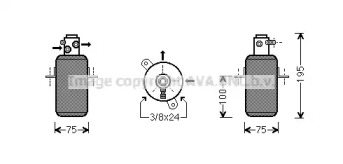 Осушитель AVA QUALITY COOLING MSD668