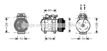 Компрессор AVA QUALITY COOLING MSK052