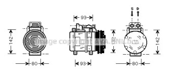 Компрессор AVA QUALITY COOLING MSK083