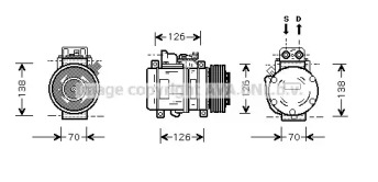 Компрессор AVA QUALITY COOLING MSK084