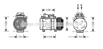 Компрессор AVA QUALITY COOLING MSK087