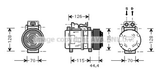 Компрессор AVA QUALITY COOLING MSK116