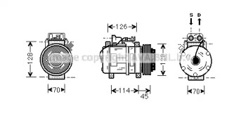 Компрессор AVA QUALITY COOLING MSK278