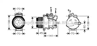 Компрессор AVA QUALITY COOLING MSK429