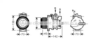 Компрессор AVA QUALITY COOLING MSK430