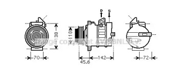 Компрессор AVA QUALITY COOLING MSK438