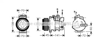 Компрессор AVA QUALITY COOLING MSK439