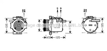 Компрессор AVA QUALITY COOLING MSK456