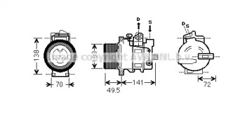 Компрессор AVA QUALITY COOLING MSK476